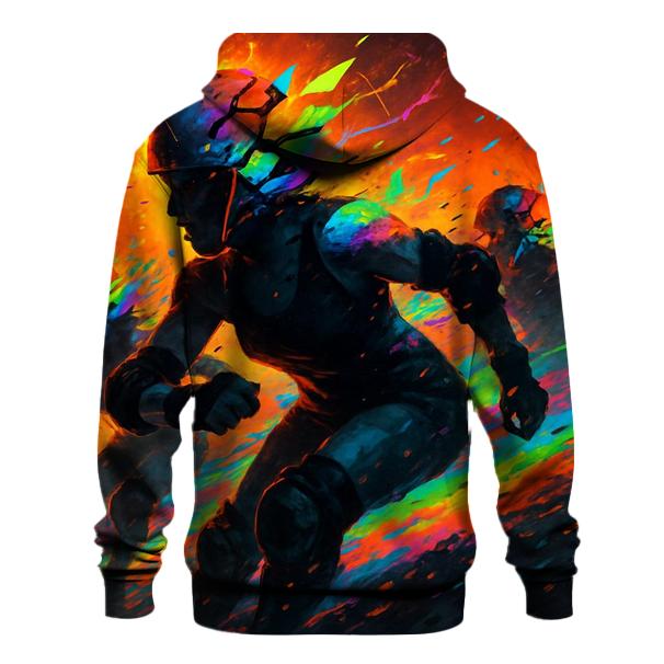 Spectrum Roller Derby printed hoodies