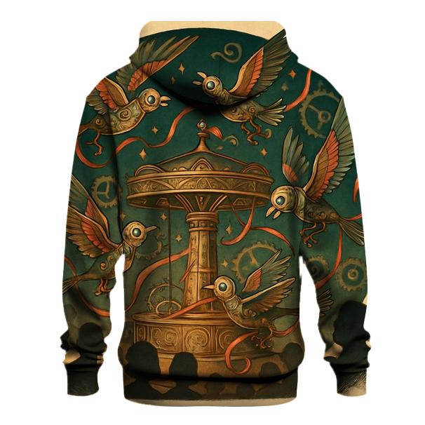 Clockwork Sparrow Circus embroidered hoodies