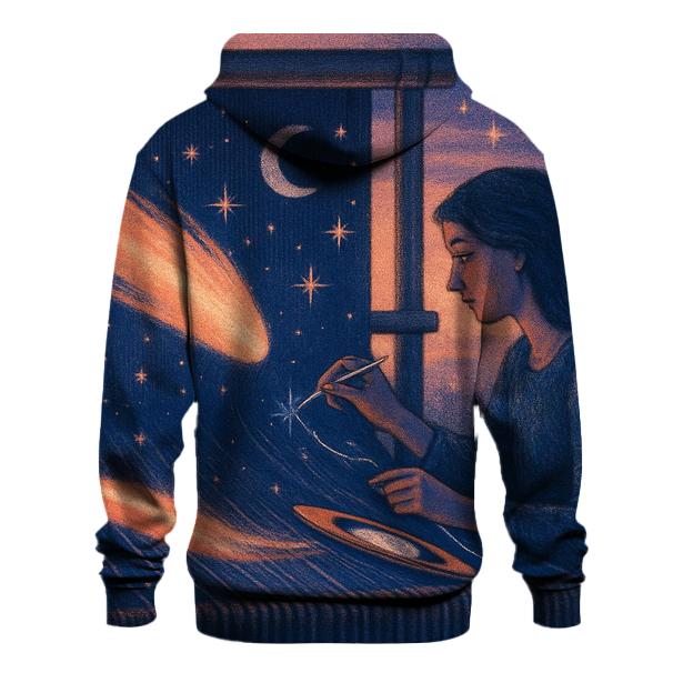 Comet Tail Weaver embroidered hoodies