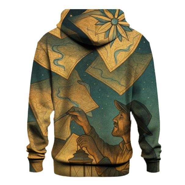 Paper Lantern Cartographer designer hoodies