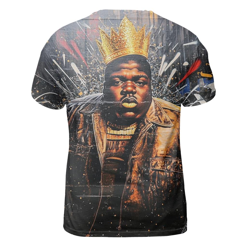 Block Legend Crowned vibrant all-over design tees