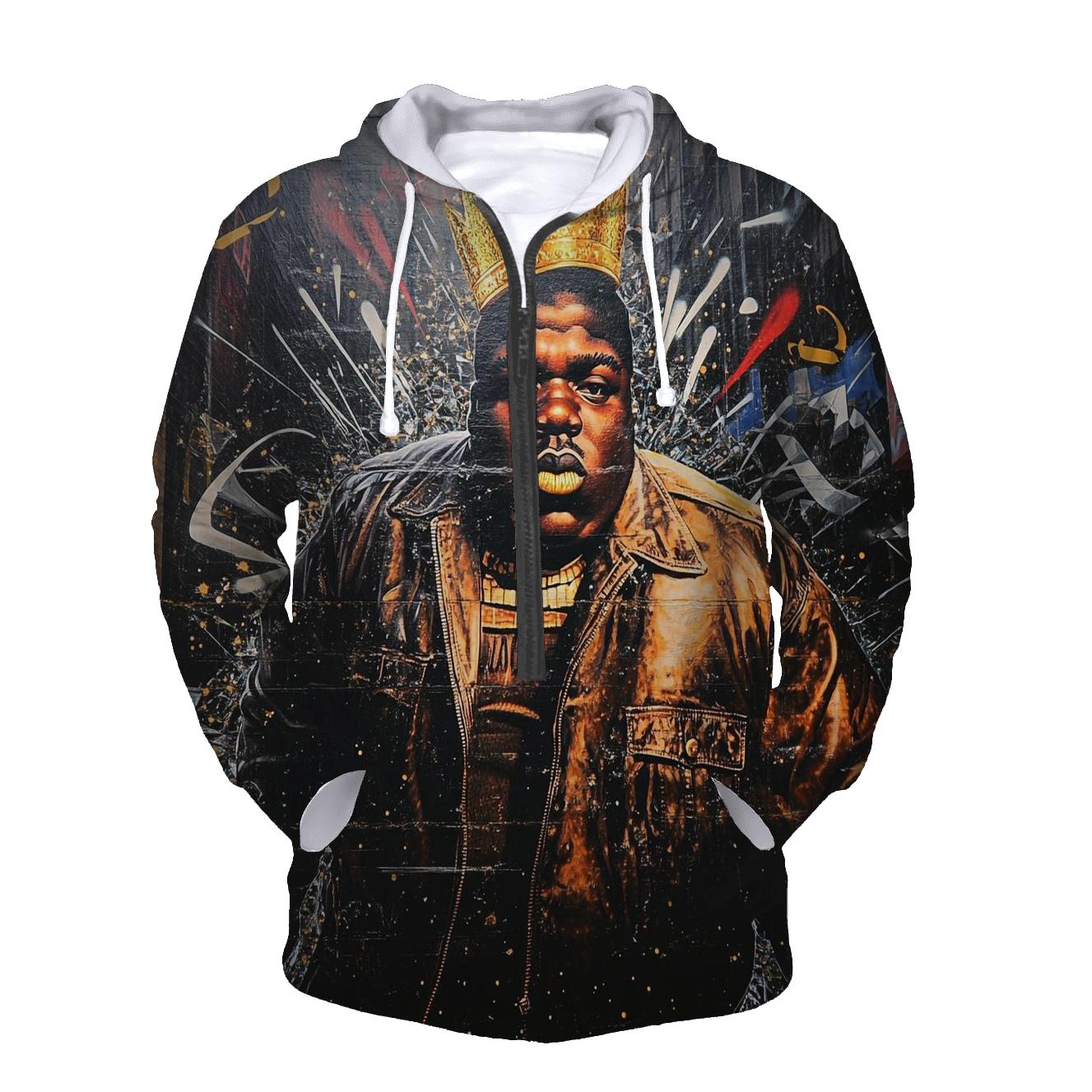 Block Legend Crowned embroidered hoodies