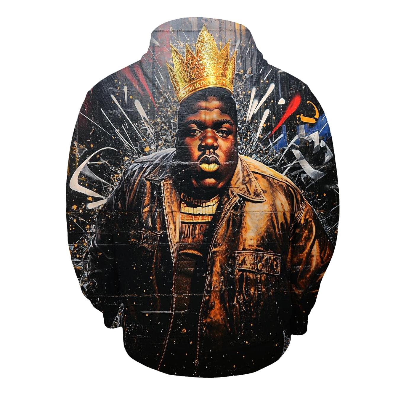 Block Legend Crowned embroidered hoodies