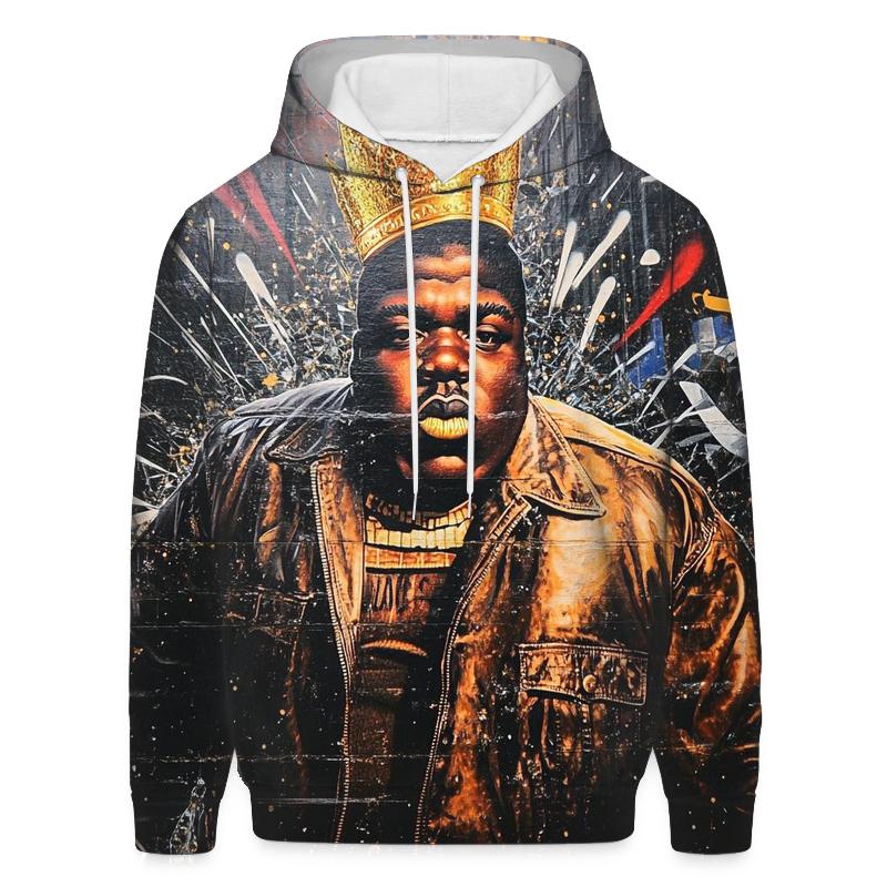 Block Legend Crowned printed hoodies