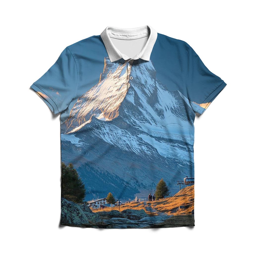 Matterhorn - Zermatt stylish collar polo tees