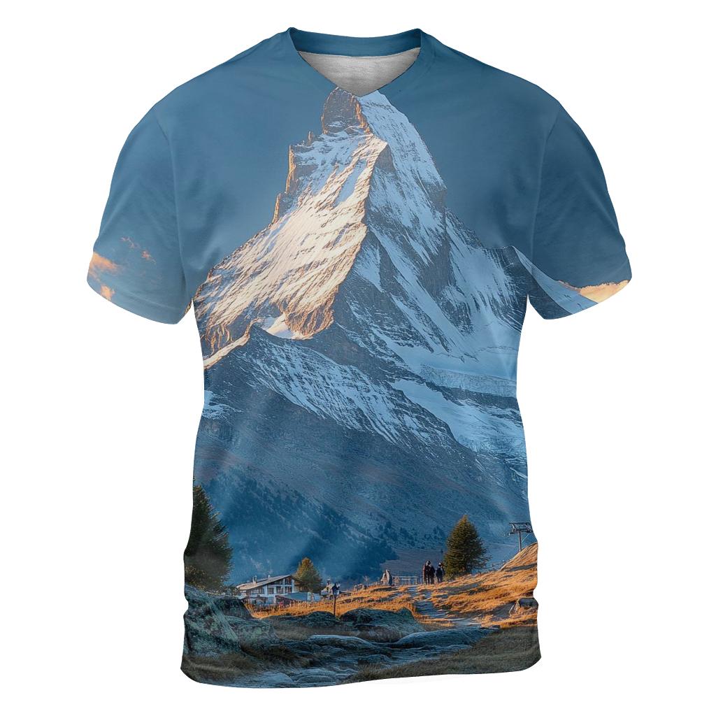 Matterhorn - Zermatt unique graphic print tees