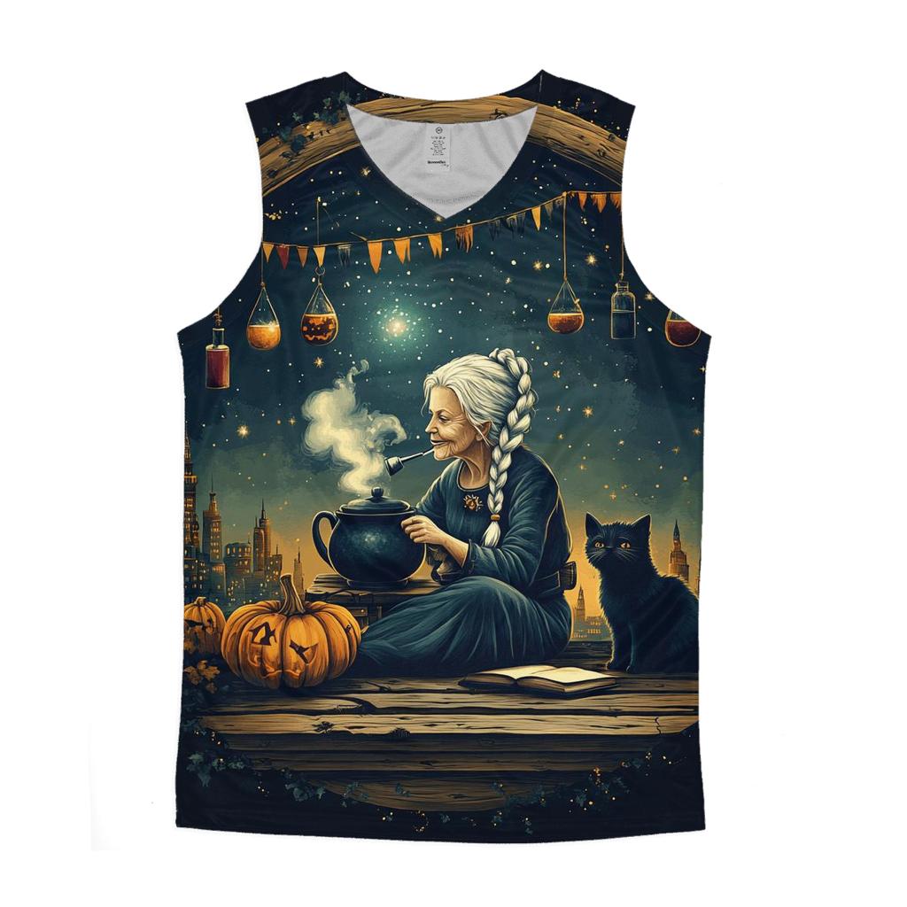 Witchs Tea On The Rooftop Observatory trendy fitted tank tops