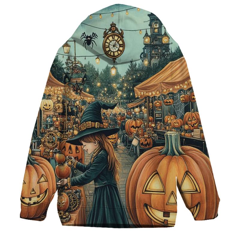 Clockwork Jack O Lantern Market pullover hoodies