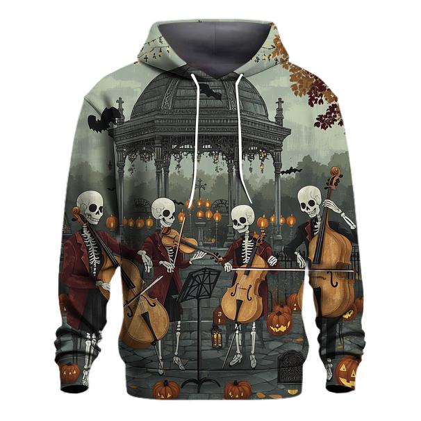 Skeleton String Quartet In The Graveyard Gazebo designer hoodies