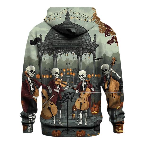 Skeleton String Quartet In The Graveyard Gazebo designer hoodies