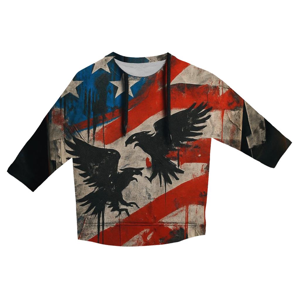 Grit And Glory Graffiti cotton quarter sleeve shirts
