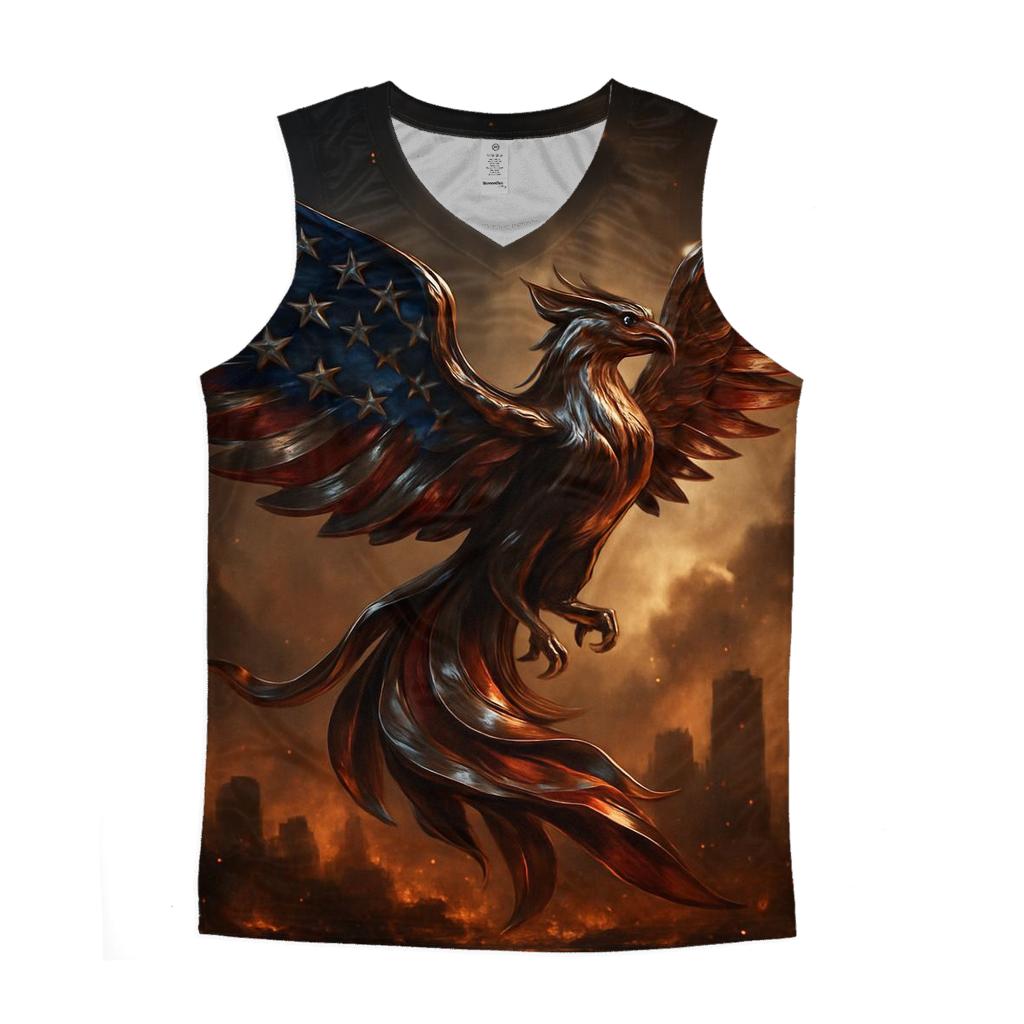 Phoenix Of Stripes personalized athletic tanks