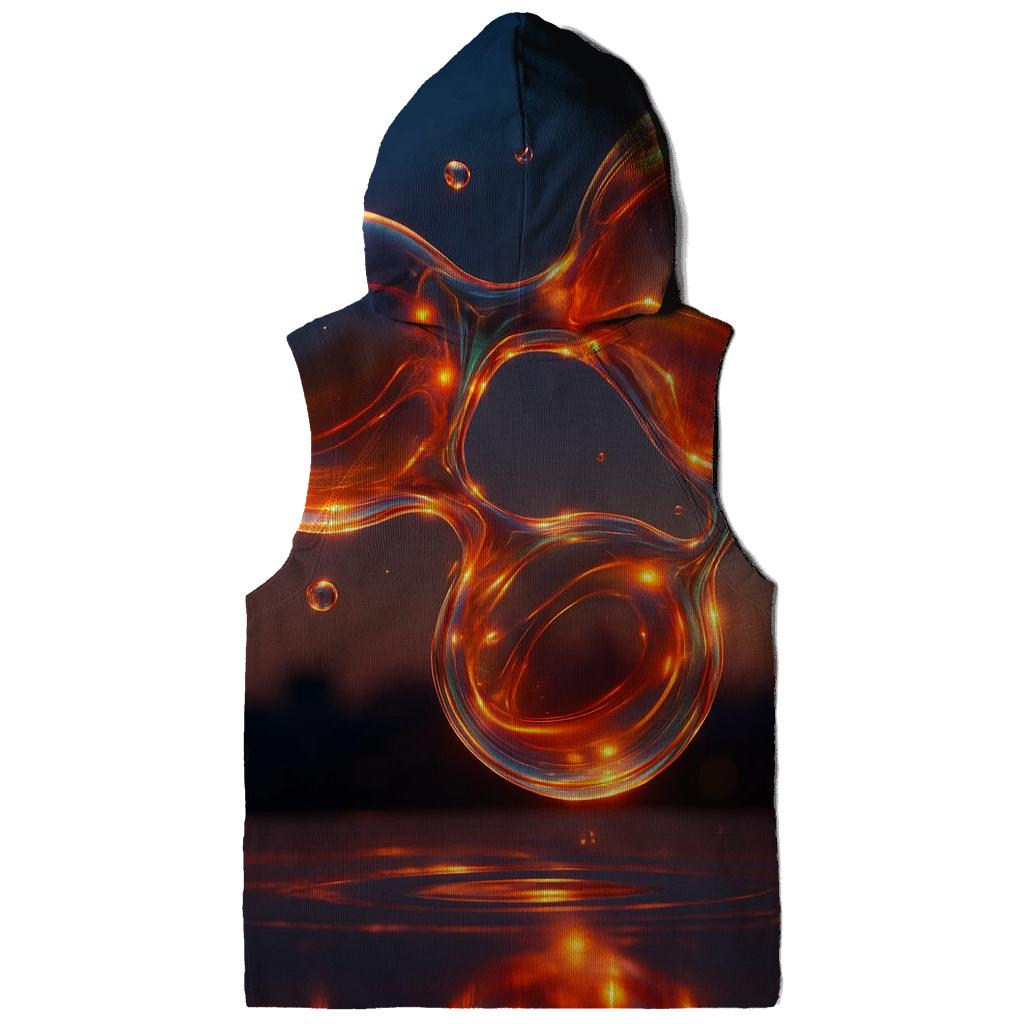 Chromatic Glass Orbs printed hoodies
