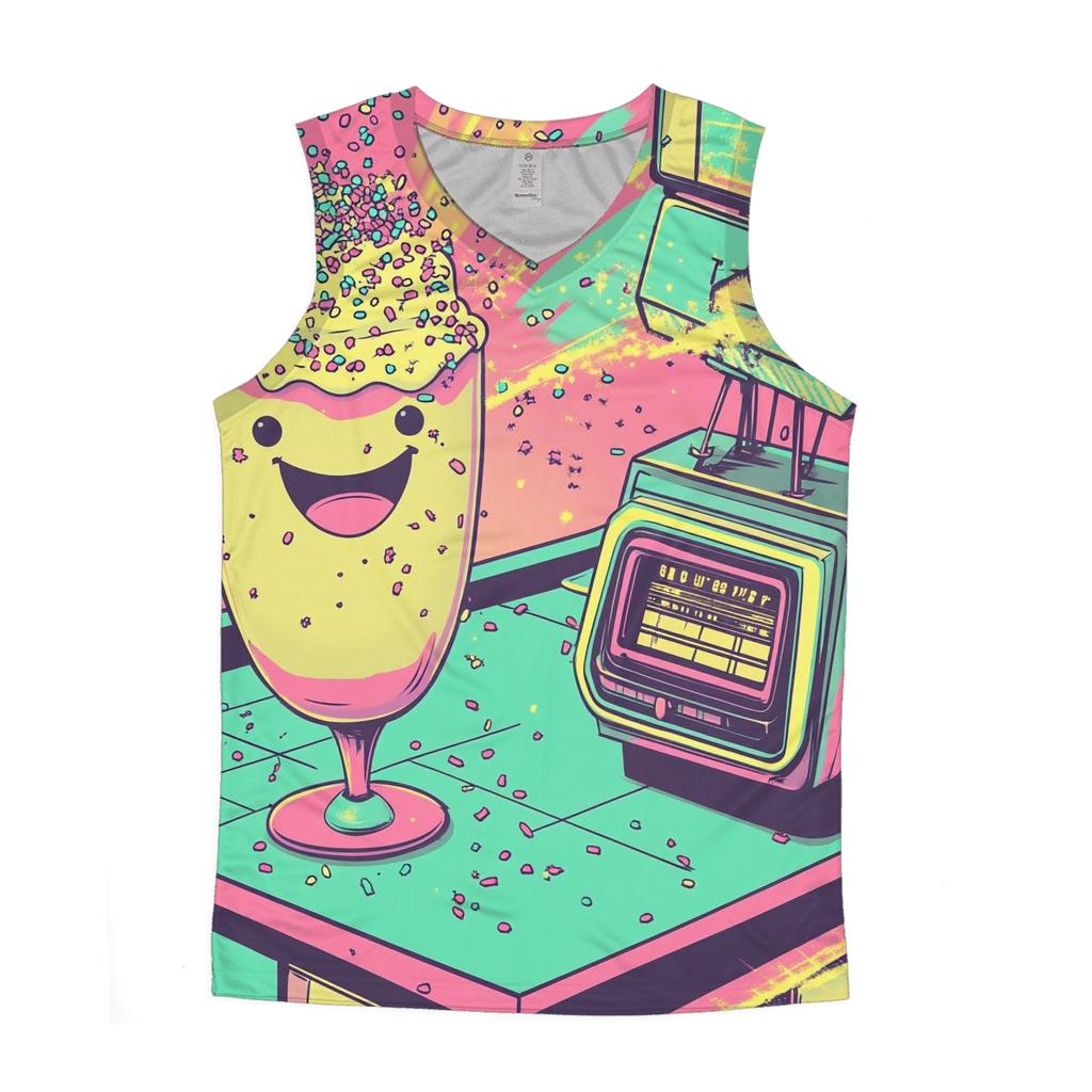 Neon Diner Rampage stylish racerback tanks