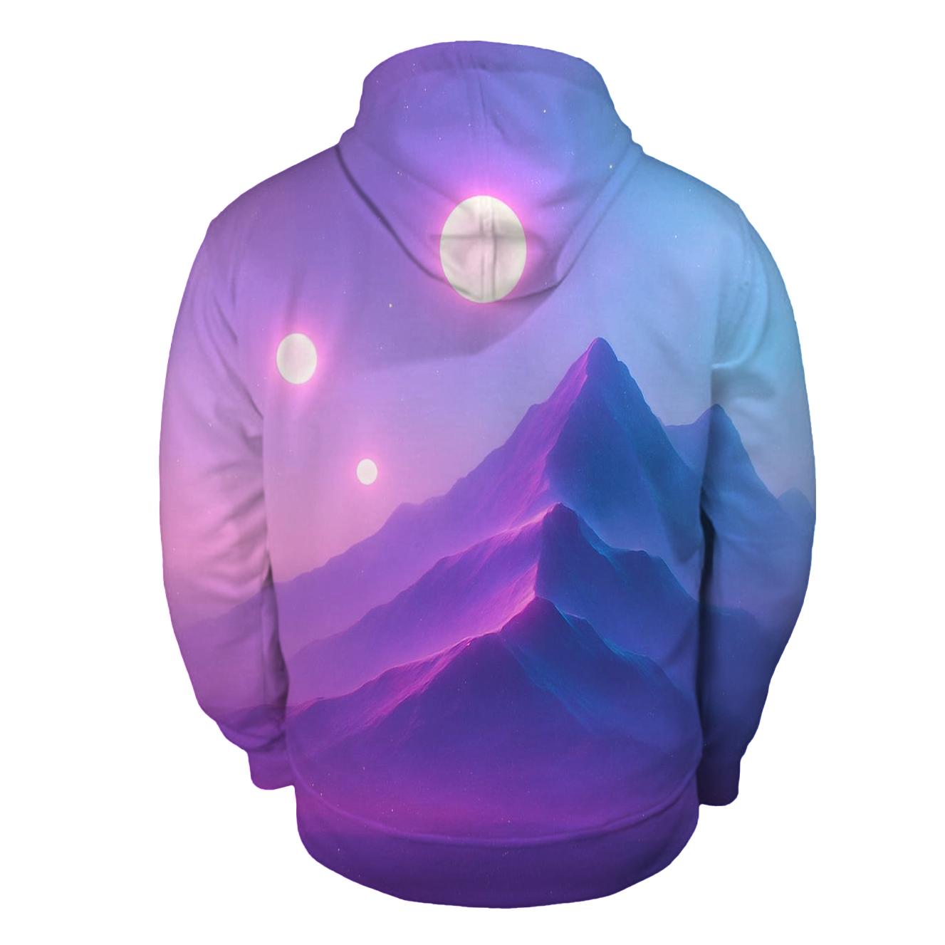 Cosmic Vapor Ridge pullover hoodies