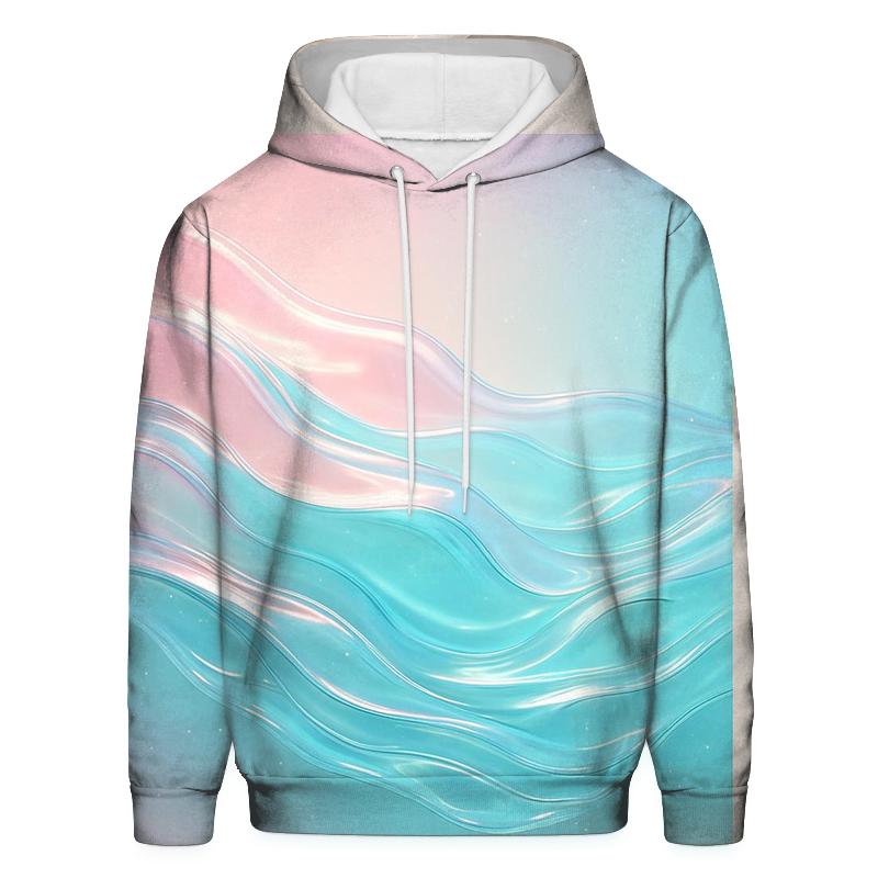 Aurora Liquid Waves lightweight hoodies
