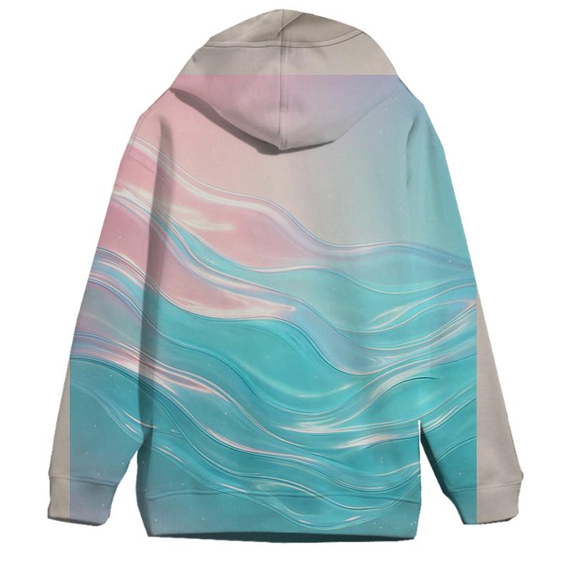 Aurora Liquid Waves lightweight hoodies