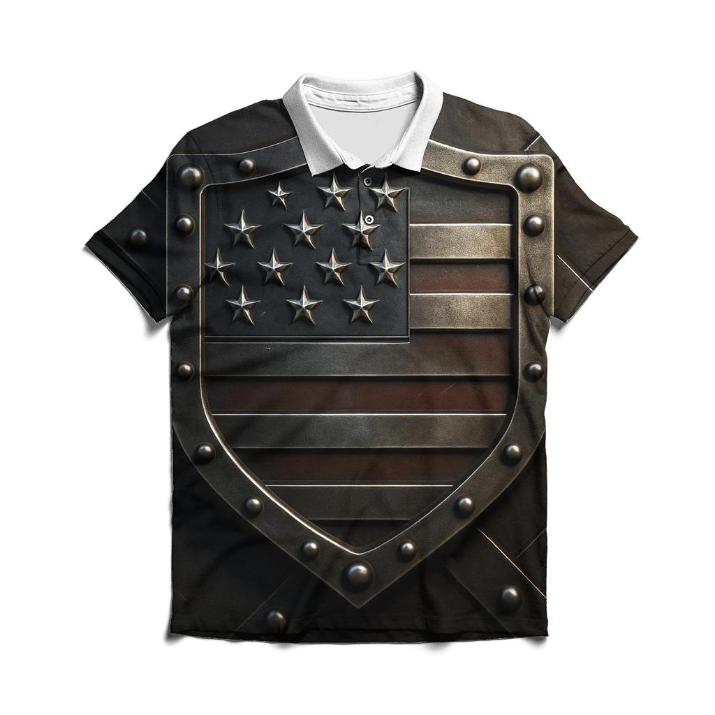 Ironclad Banner Crest premium cotton polo shirts