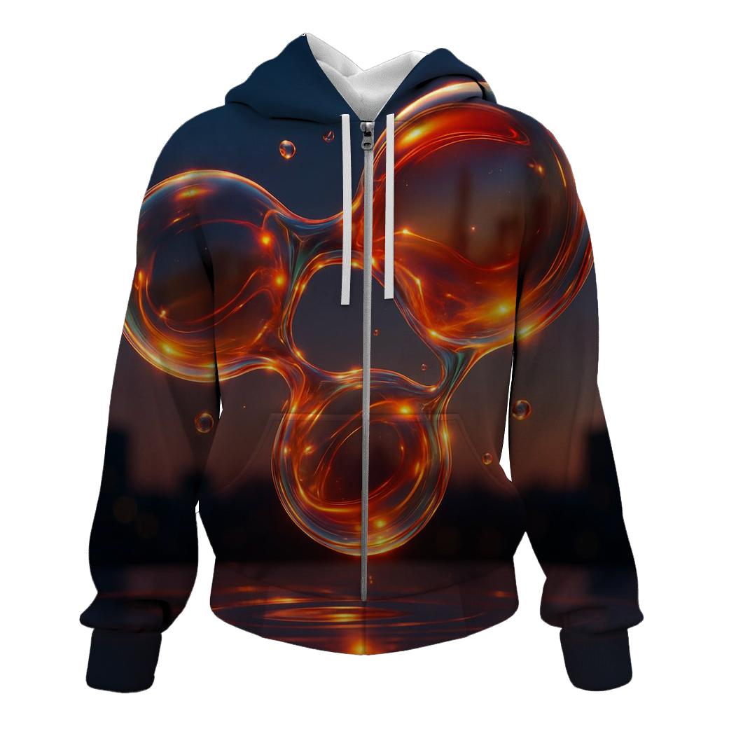 Chromatic Glass Orbs designer hoodies