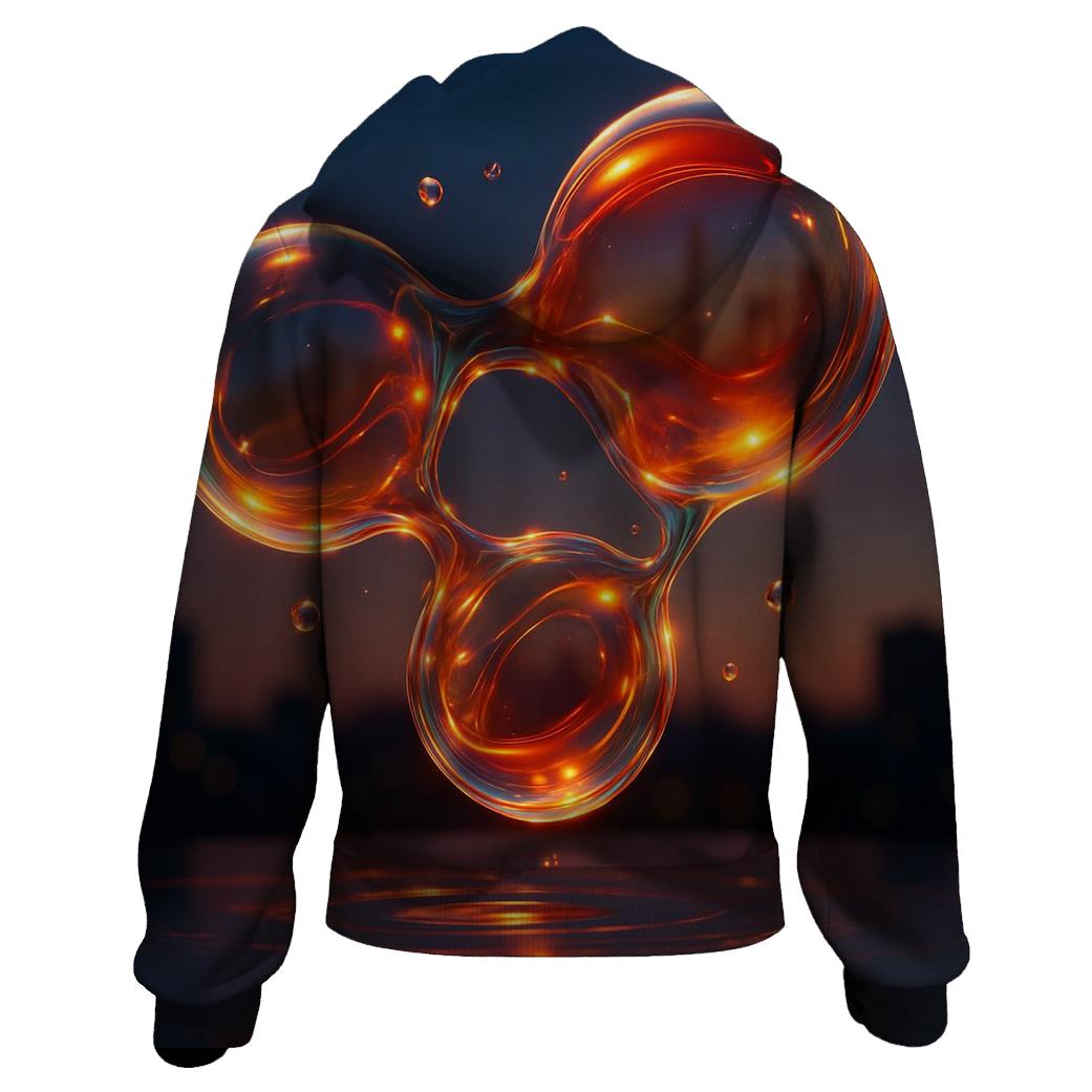 Chromatic Glass Orbs designer hoodies