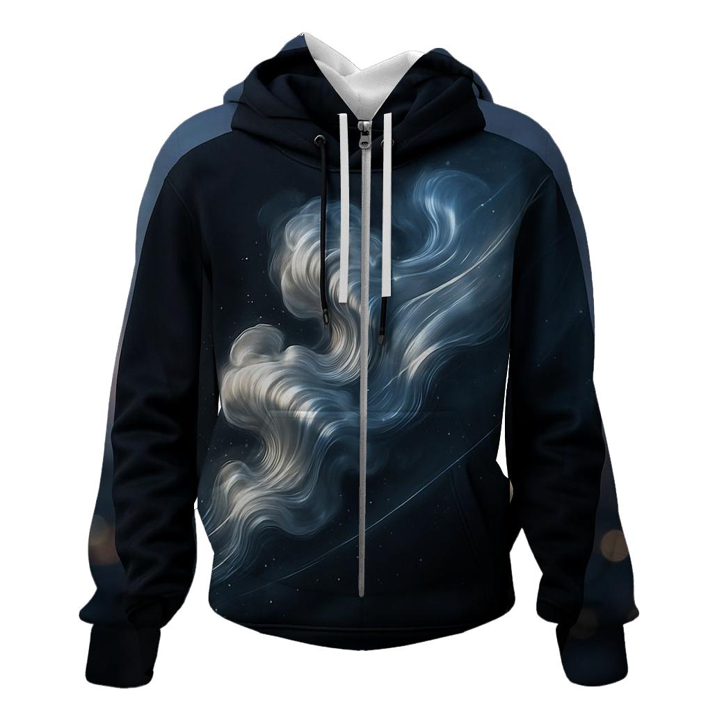 Solar Flux Smoke zip-up hoodies