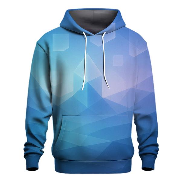 Mint Mirage Geometry zip-up hoodies
