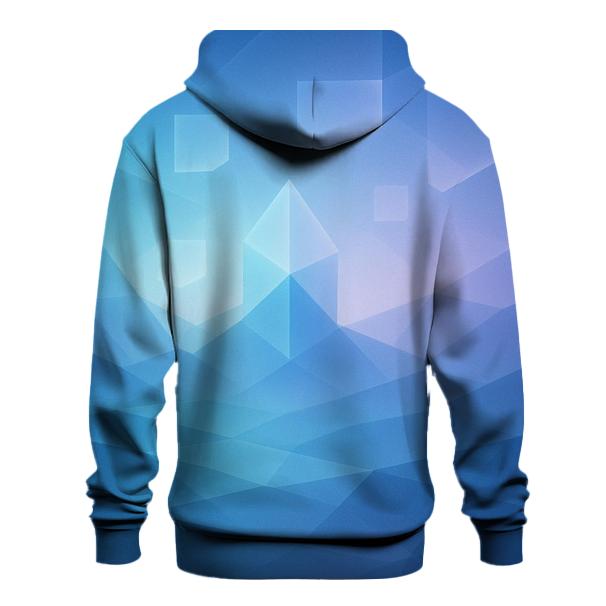 Mint Mirage Geometry zip-up hoodies