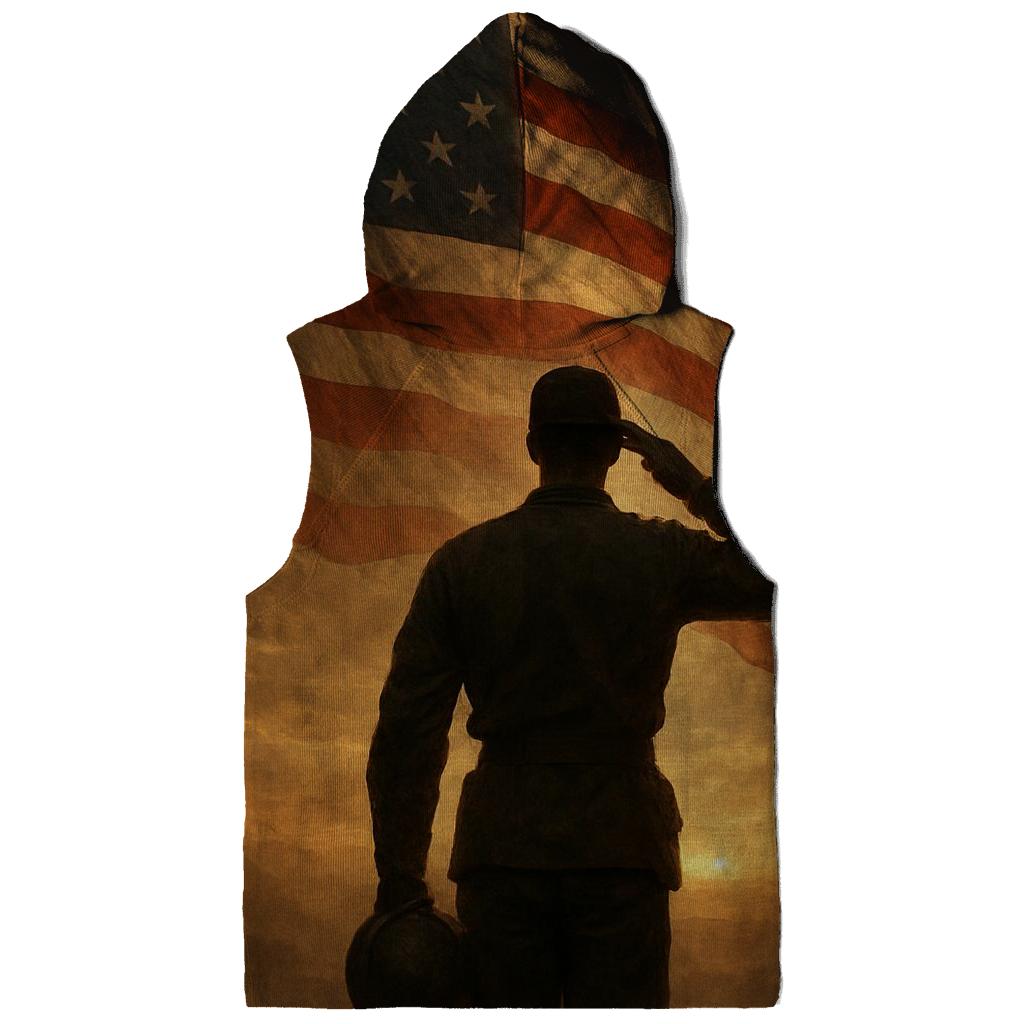 Flag Sentinel Dawn embroidered hoodies