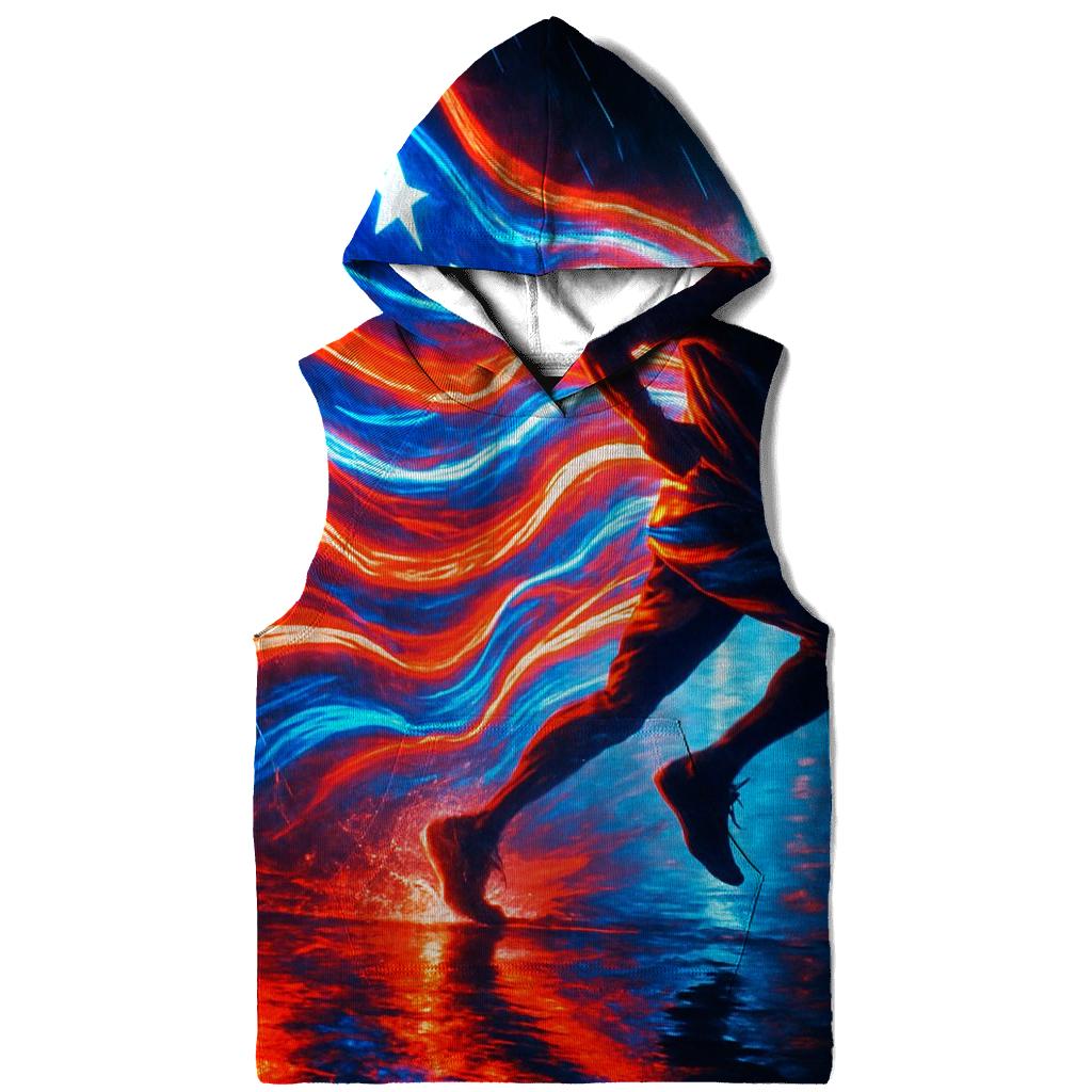 Neon Stripes Run hoodie trends
