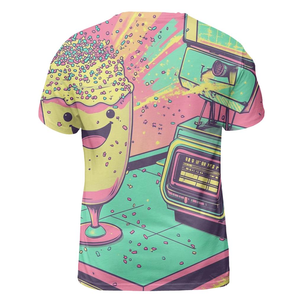 Neon Diner Rampage statement graphic shirts