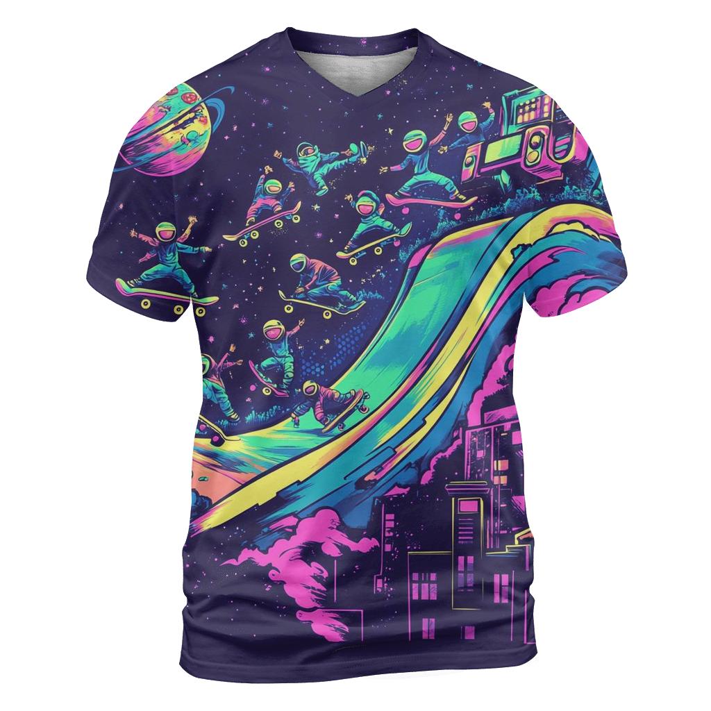 Skateboard Cosmos Crew unique graphic print tees