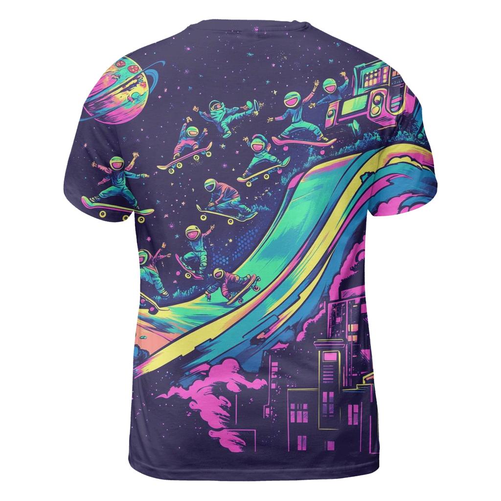 Skateboard Cosmos Crew unique graphic print tees
