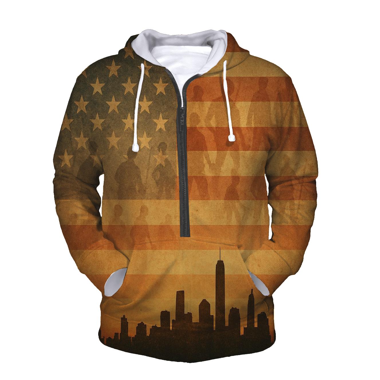 Silent Sentinel Skyline custom hoodies