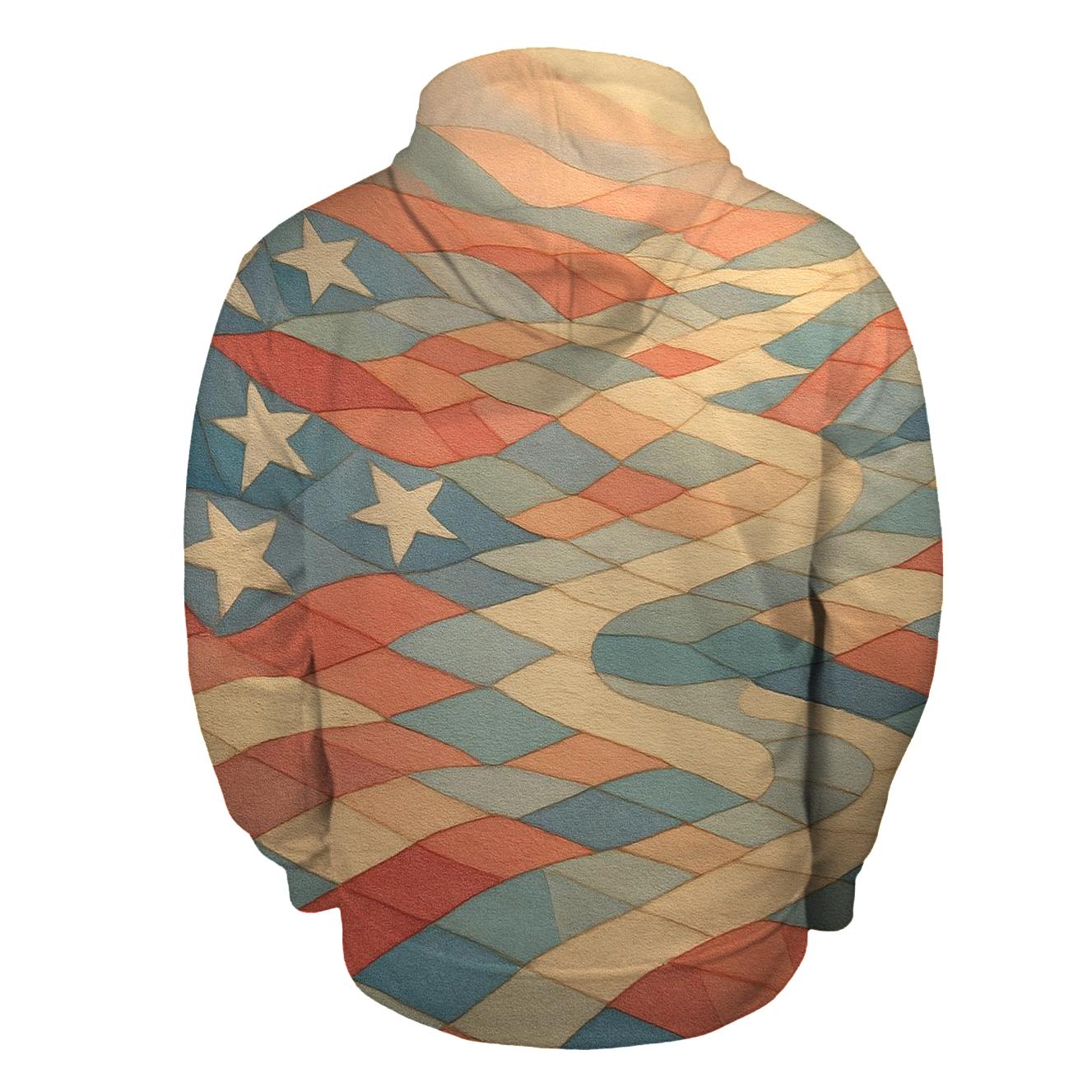 Field Of Stars Mosaic heavyweight hoodies