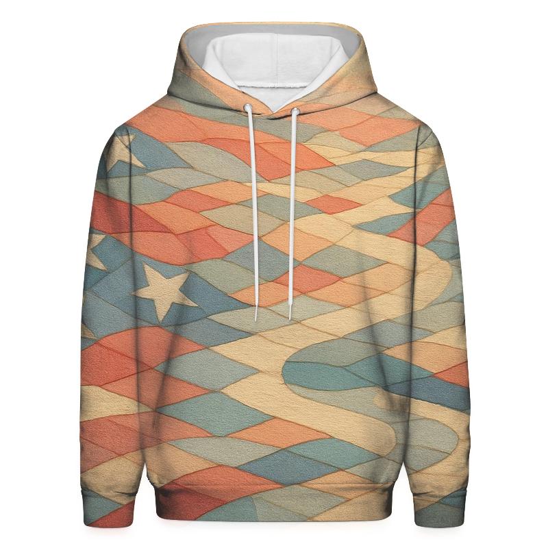 Field Of Stars Mosaic premium hoodies