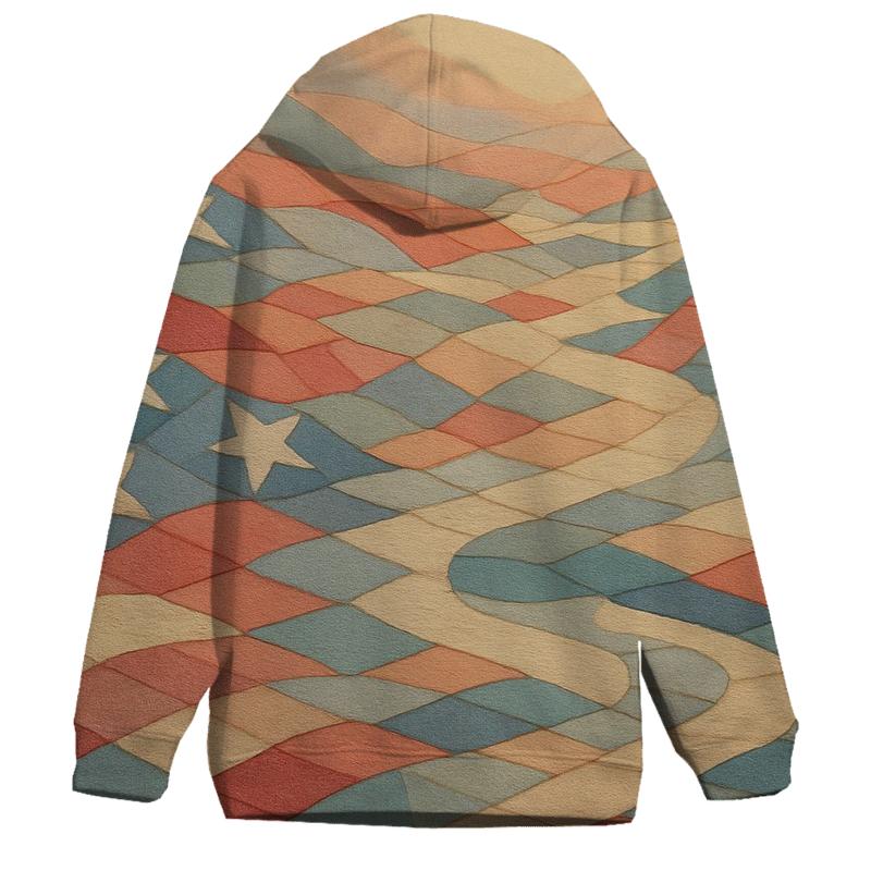 Field Of Stars Mosaic premium hoodies