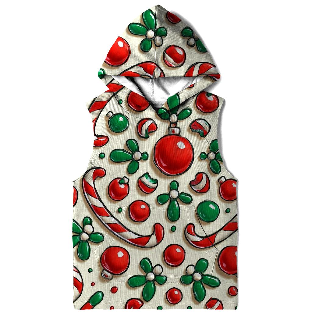 Candy Stripe Concentric Lattice graphic hoodies