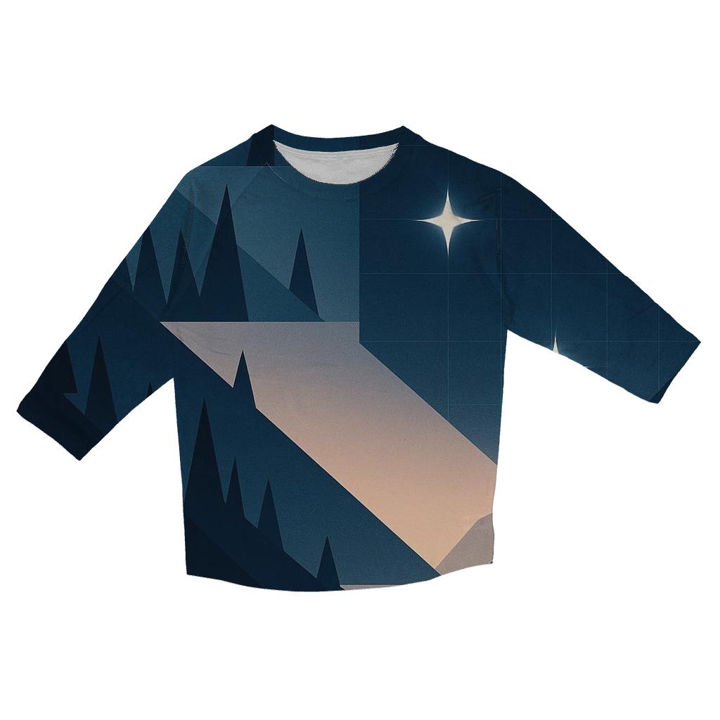 Southern Cross Forest Banner trendy 3/4 sleeve tops