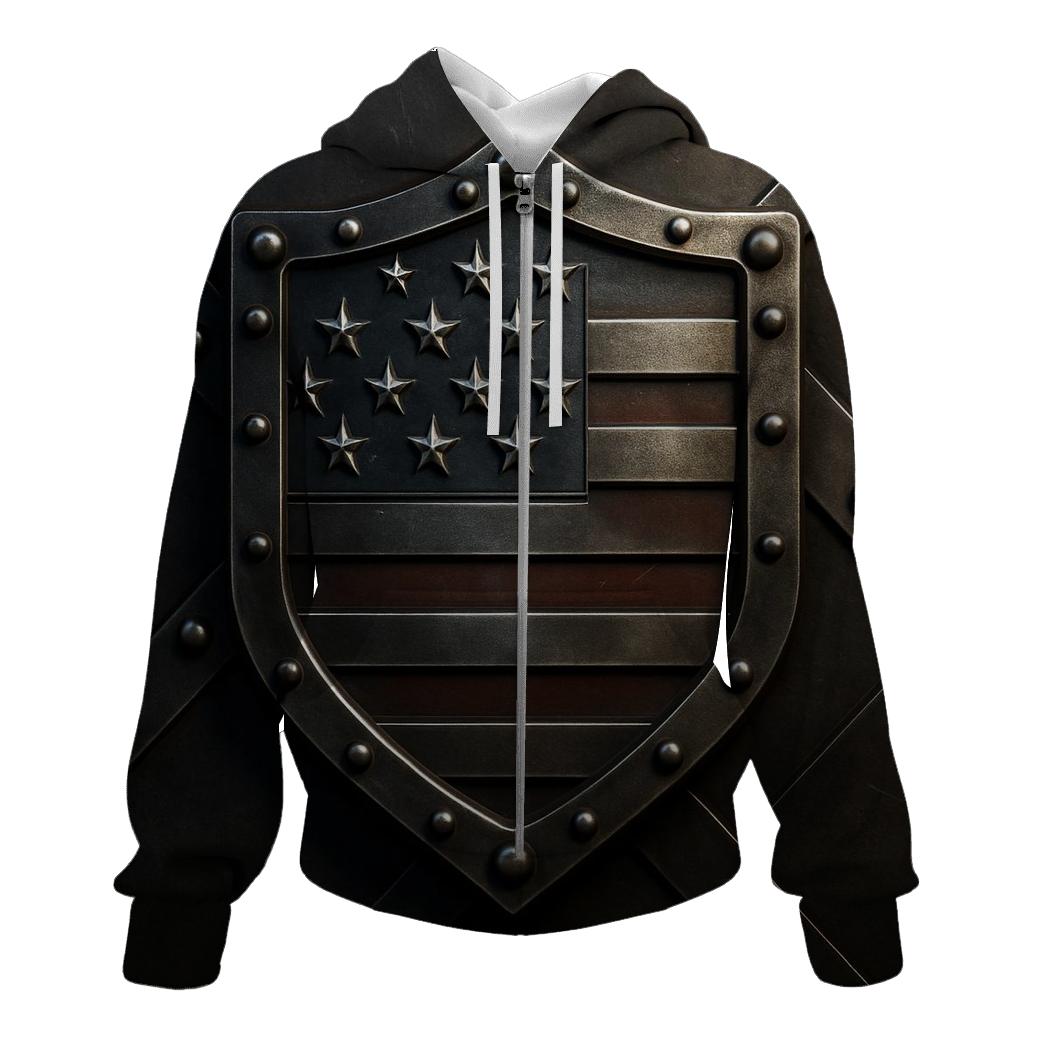 Ironclad Banner Crest zip-up hoodies