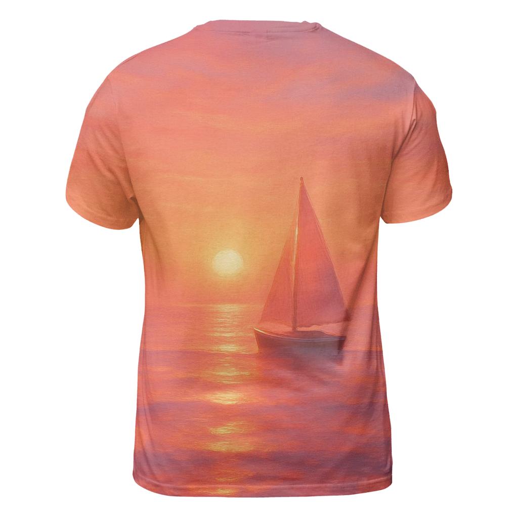 Coral Horizon Voyage statement graphic shirts