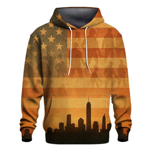 Silent Sentinel Skyline pullover hoodies