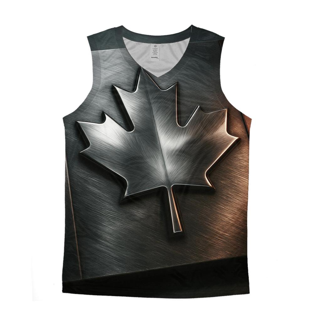Maple Leaf Alloy personalized athletic tanks