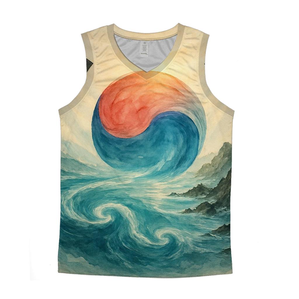 Taeguk Ocean Merge custom tank tops