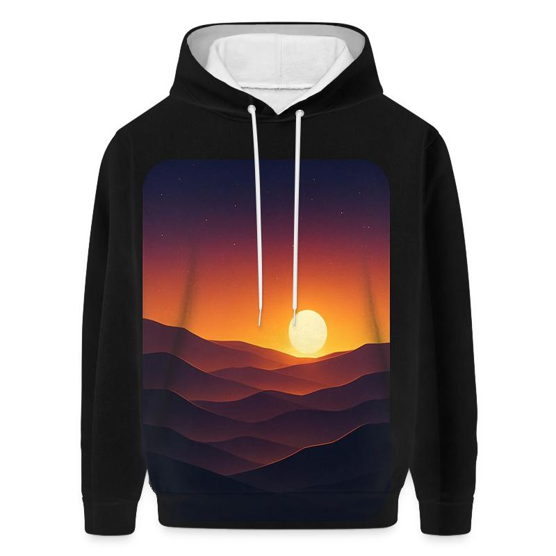 Amber Dune Silhouettes pullover hoodies