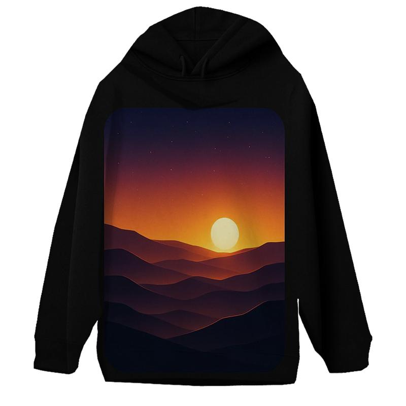 Amber Dune Silhouettes pullover hoodies