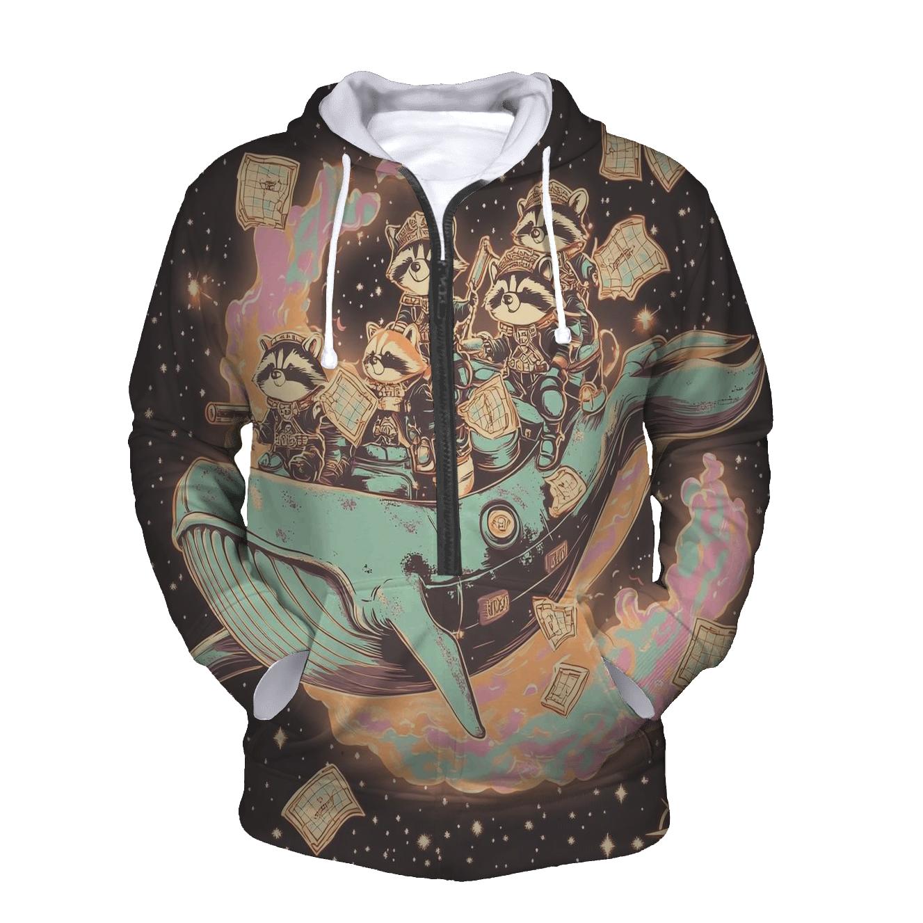 Bubblegum Space Pirates graphic hoodies