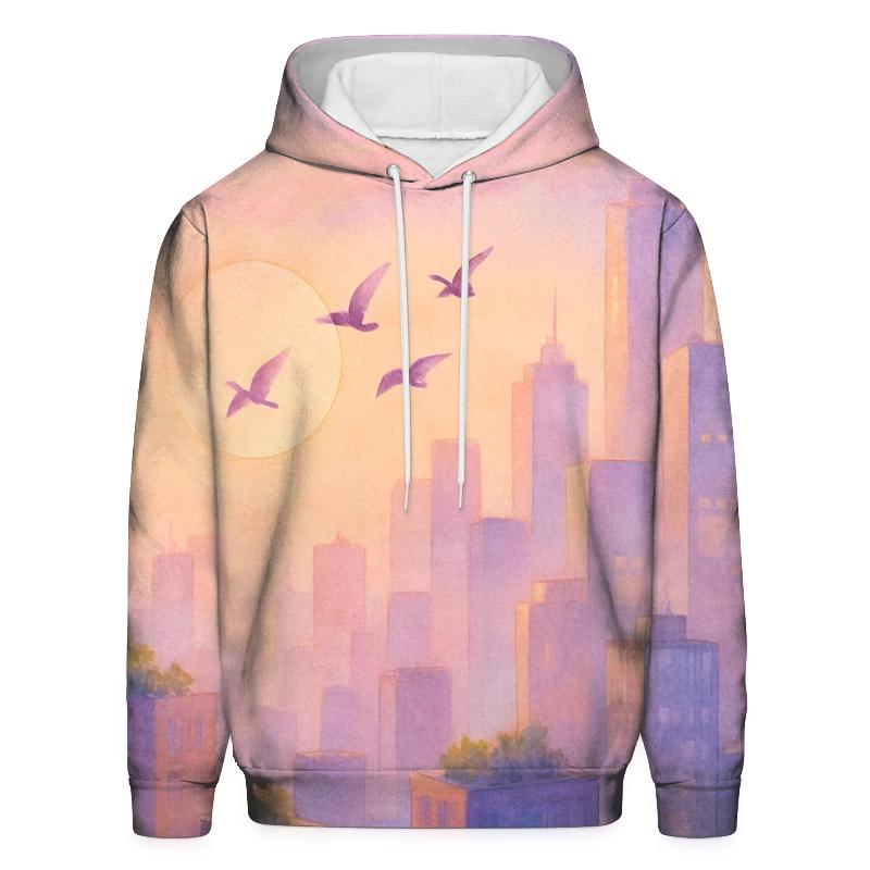 Lavender City Afterglow hoodie designs