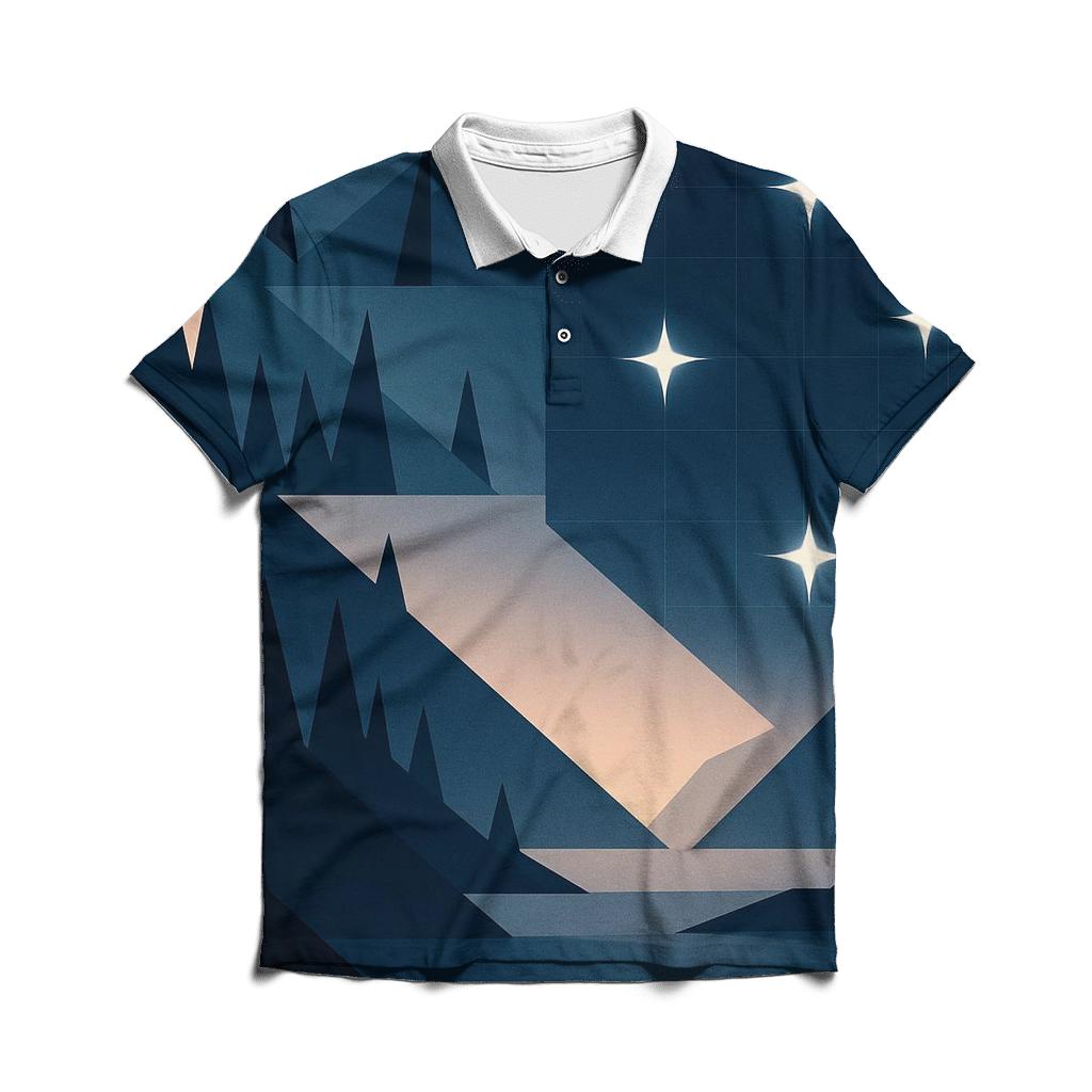 Southern Cross Forest Banner casual sports polo shirts