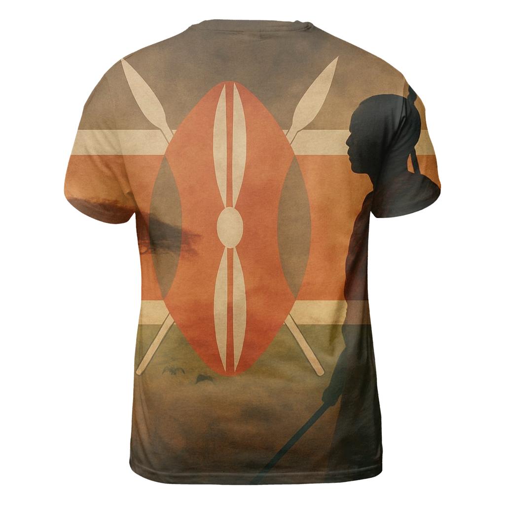 Savannah Emblem Mirage artistic all-over print tops