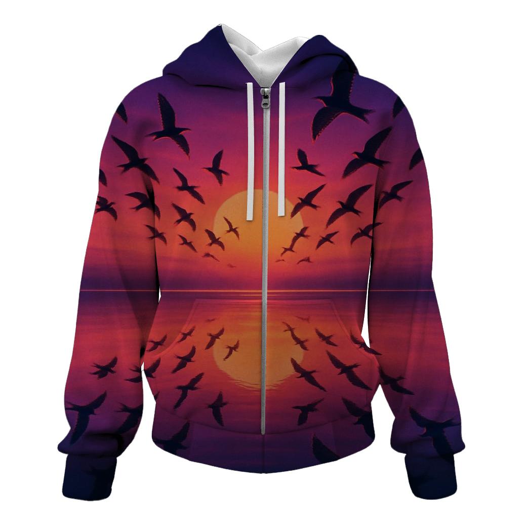 Violet Winged Passage hoodie styles